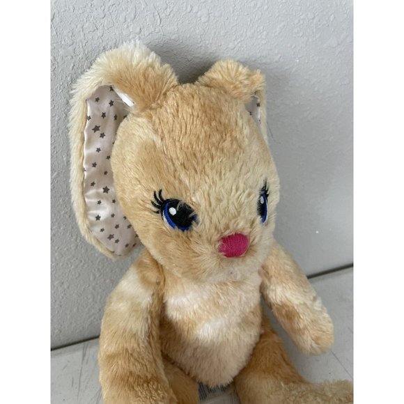 Build a Bear Plush More Moves Bunny Rabbit Stars Jointed Stuffed Tan Posable 17" - Picture 2 of 12